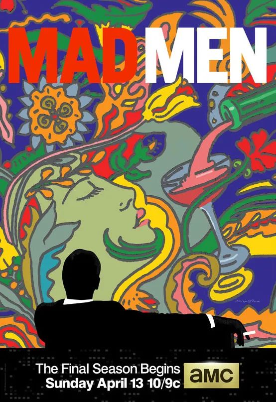 广告狂人《mad men》最后一季的海报设计              milton