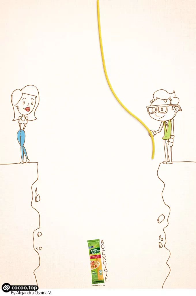 平面设计的留白意境！苍白而有力