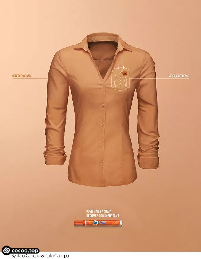 平面设计的留白意境！苍白而有力