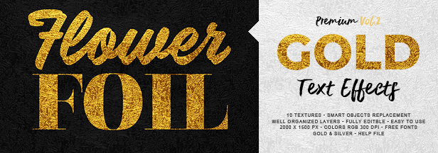 Glitz，Glam和Glass Gold文字效果