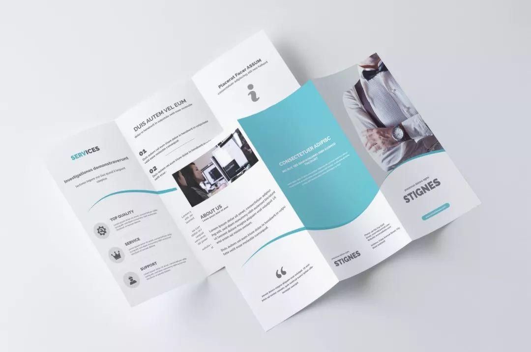 国外三折页设计欣赏！