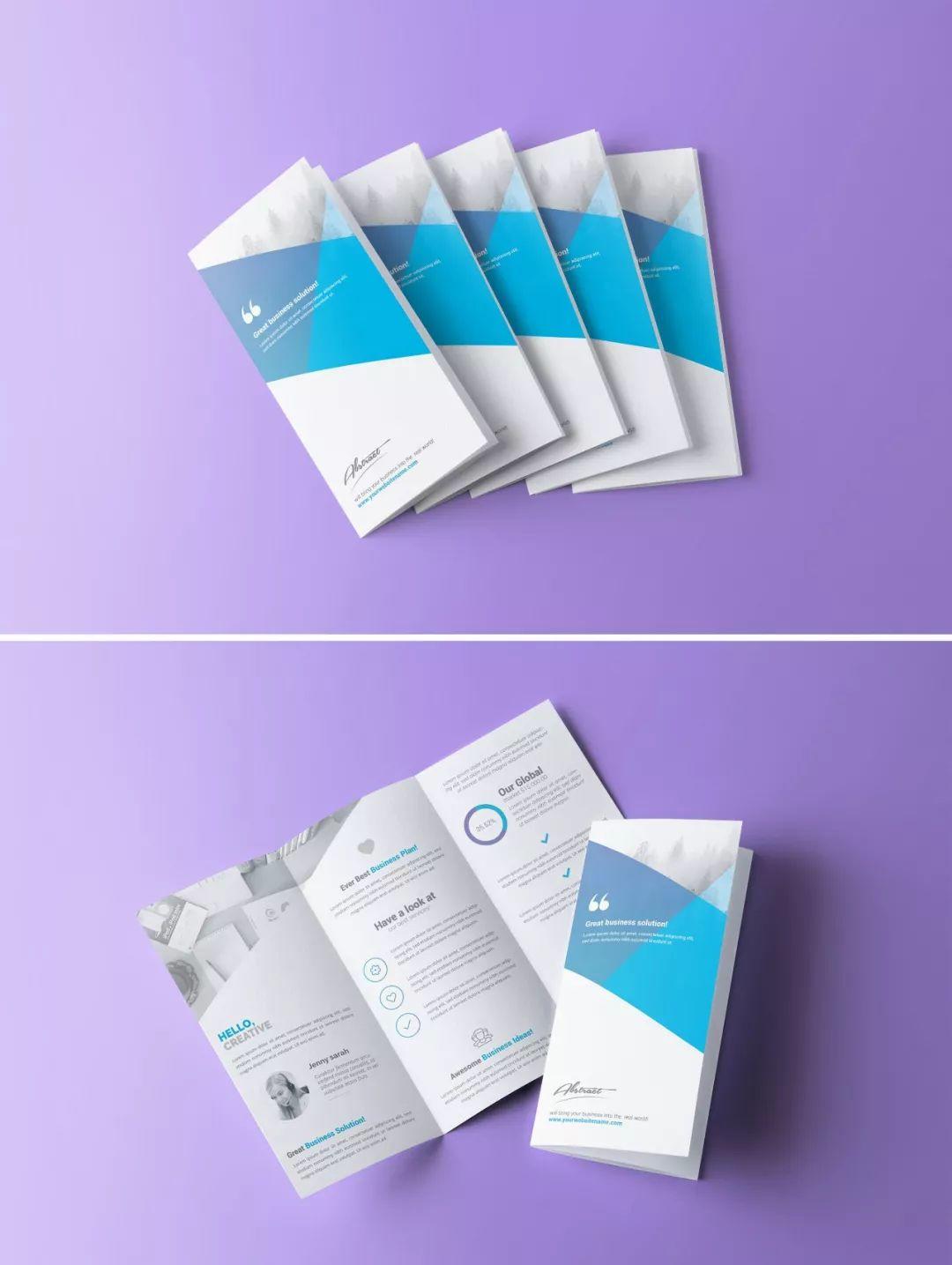 国外三折页设计欣赏！