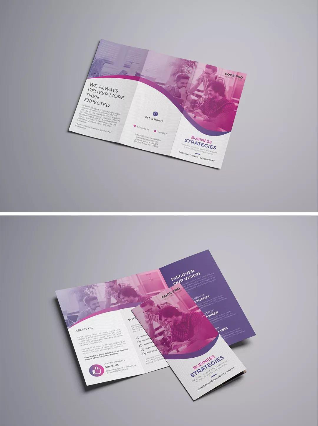 国外三折页设计欣赏！