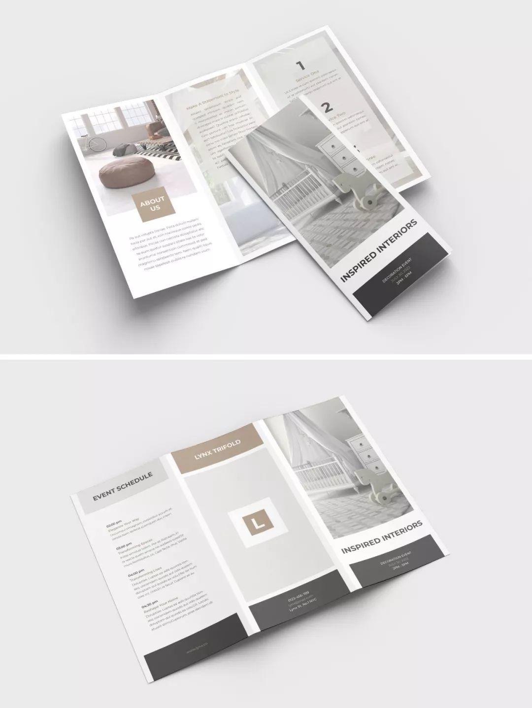 国外三折页设计欣赏！