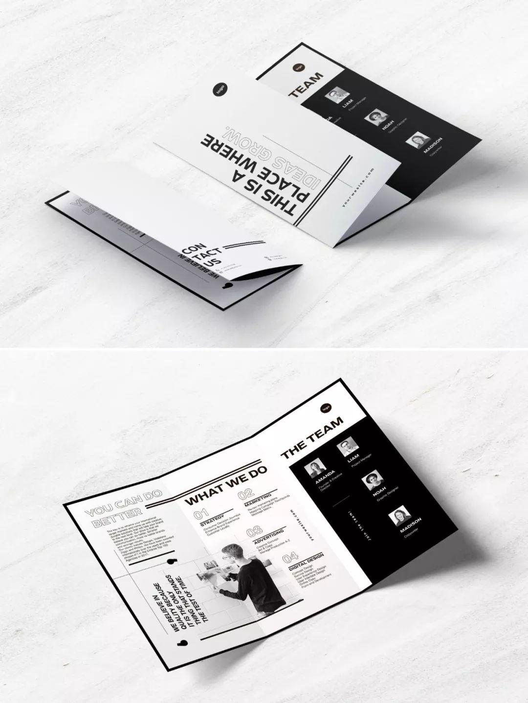 国外三折页设计欣赏！