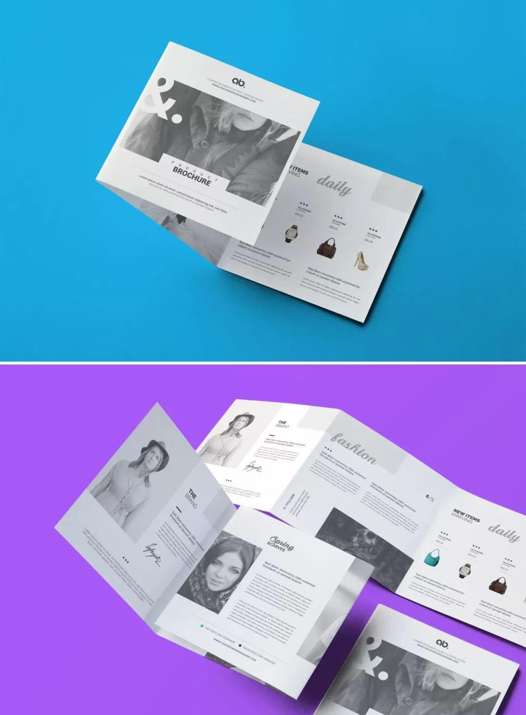 国外三折页设计欣赏！