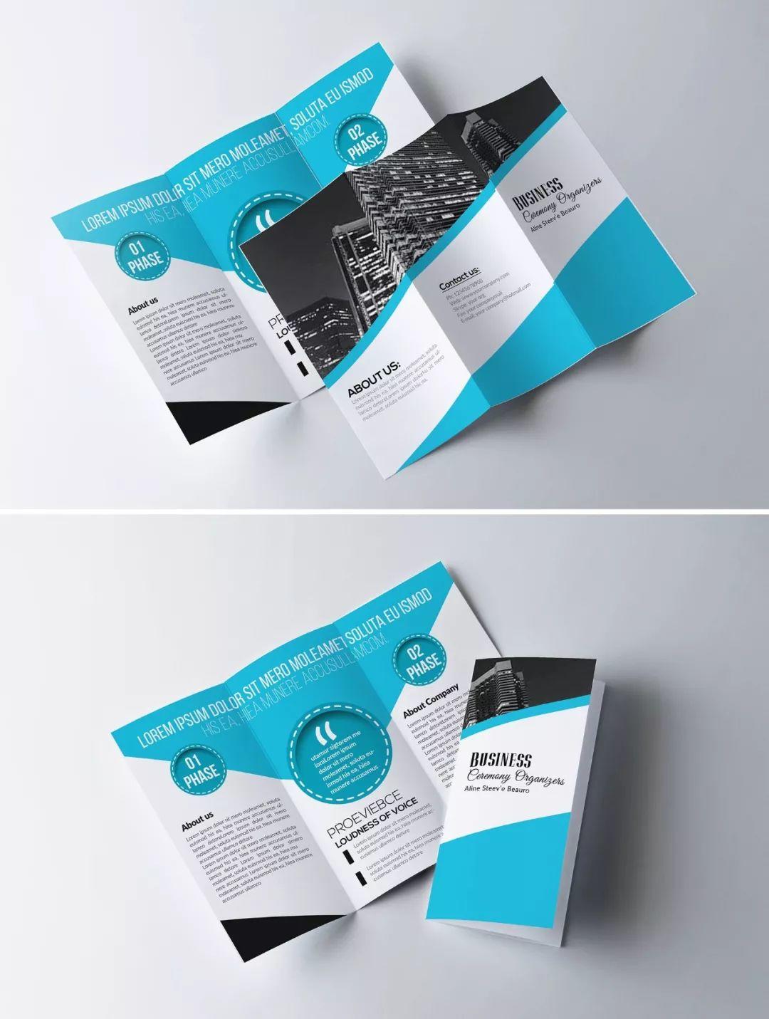 国外三折页设计欣赏