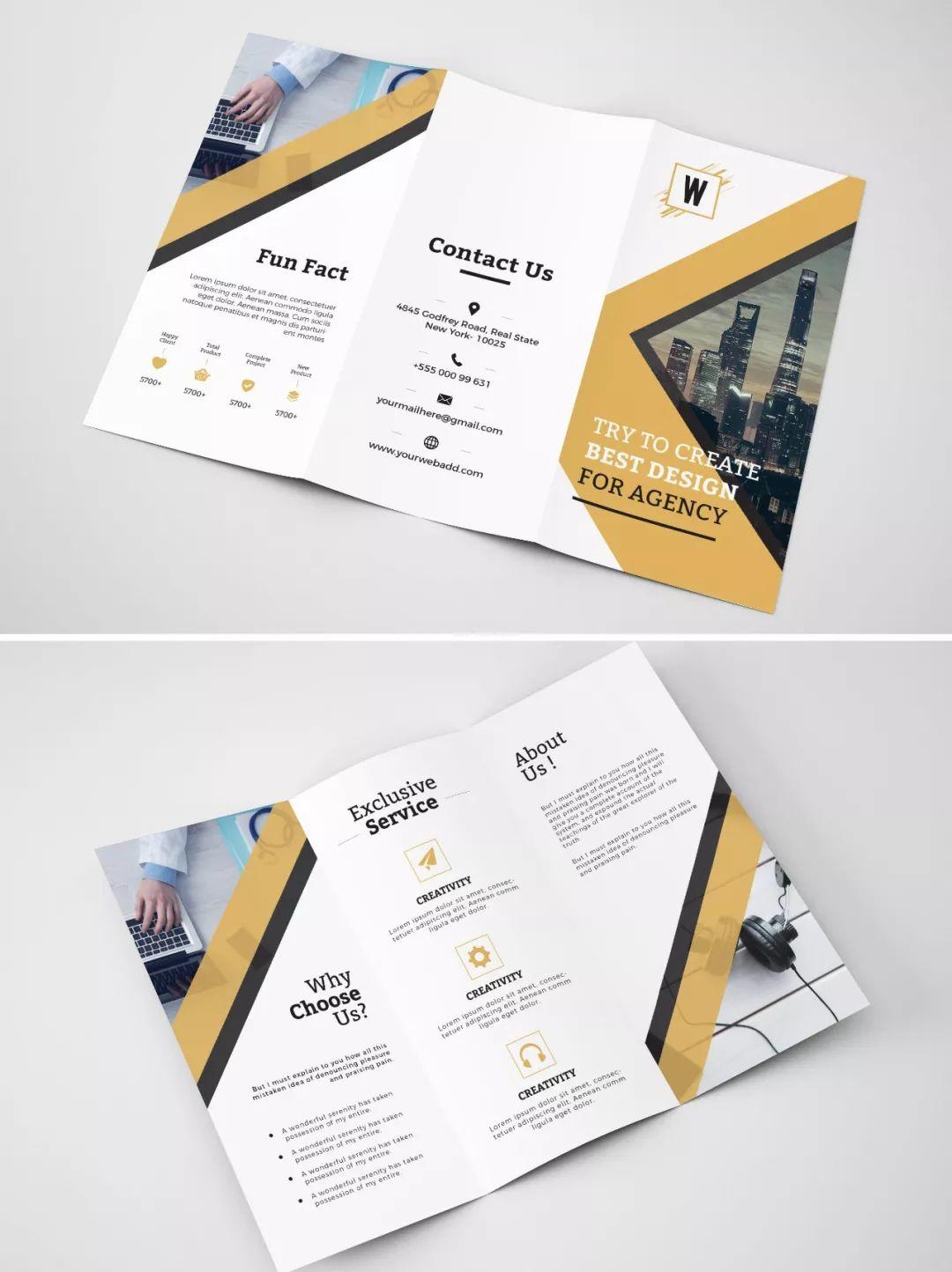 国外三折页设计欣赏