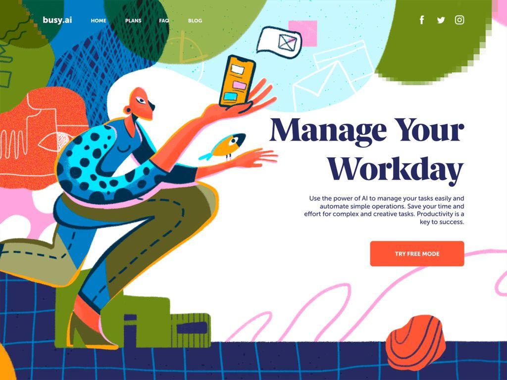 创意个性网站着陆页经典设计案例分享