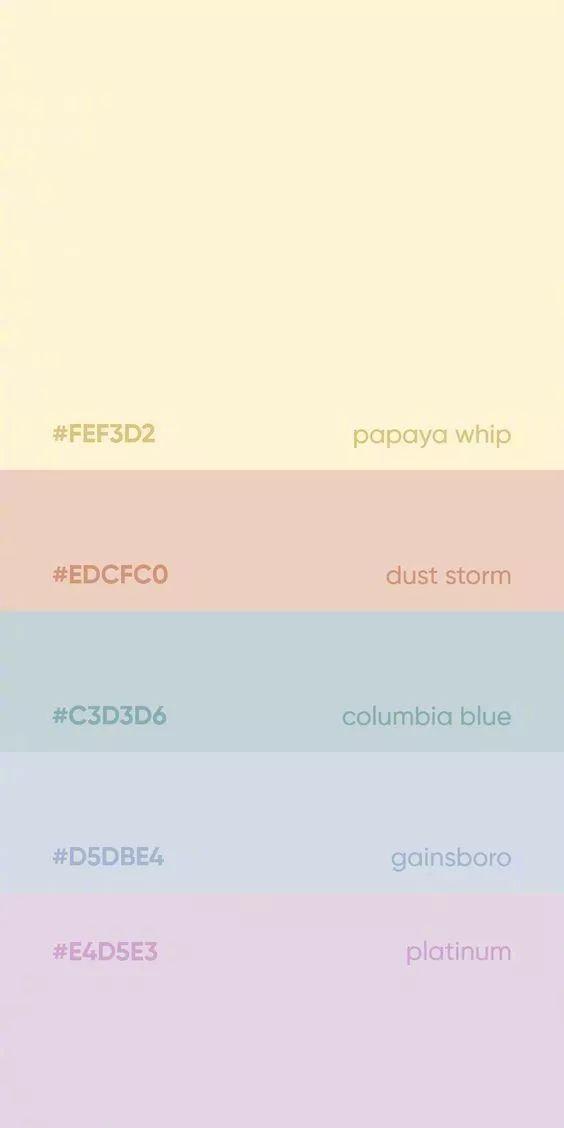 一组高大上的配色方案，秒提作品逼格 ​​​！(附色值)