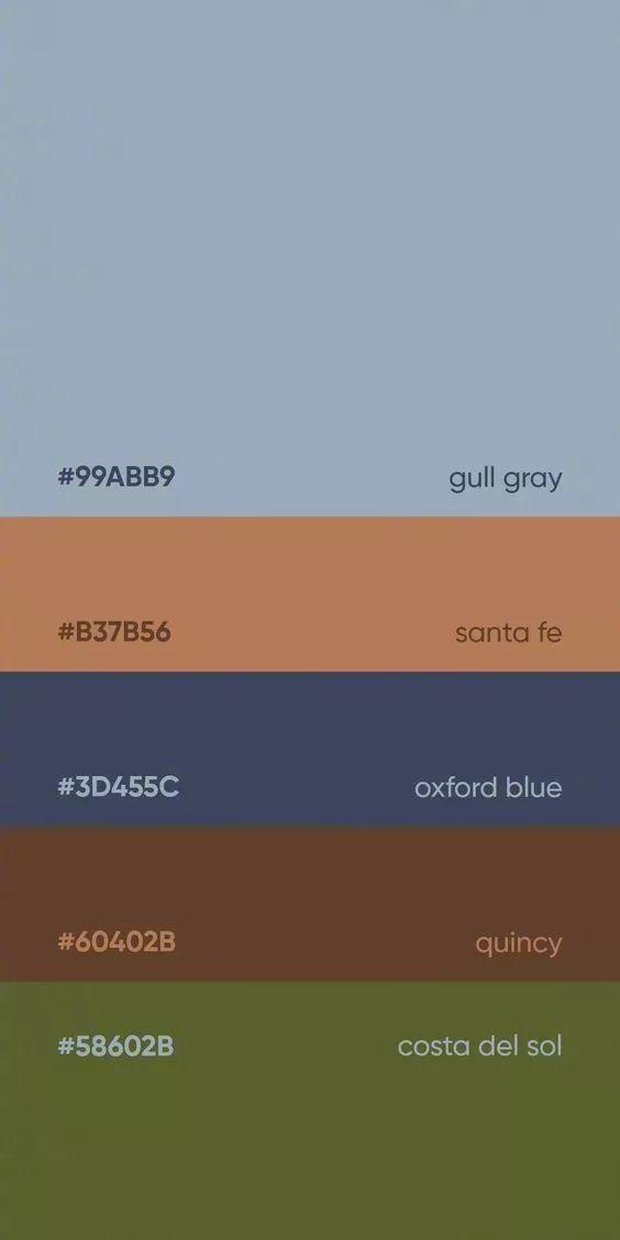 一组高大上的配色方案，秒提作品逼格 ​​​！(附色值)