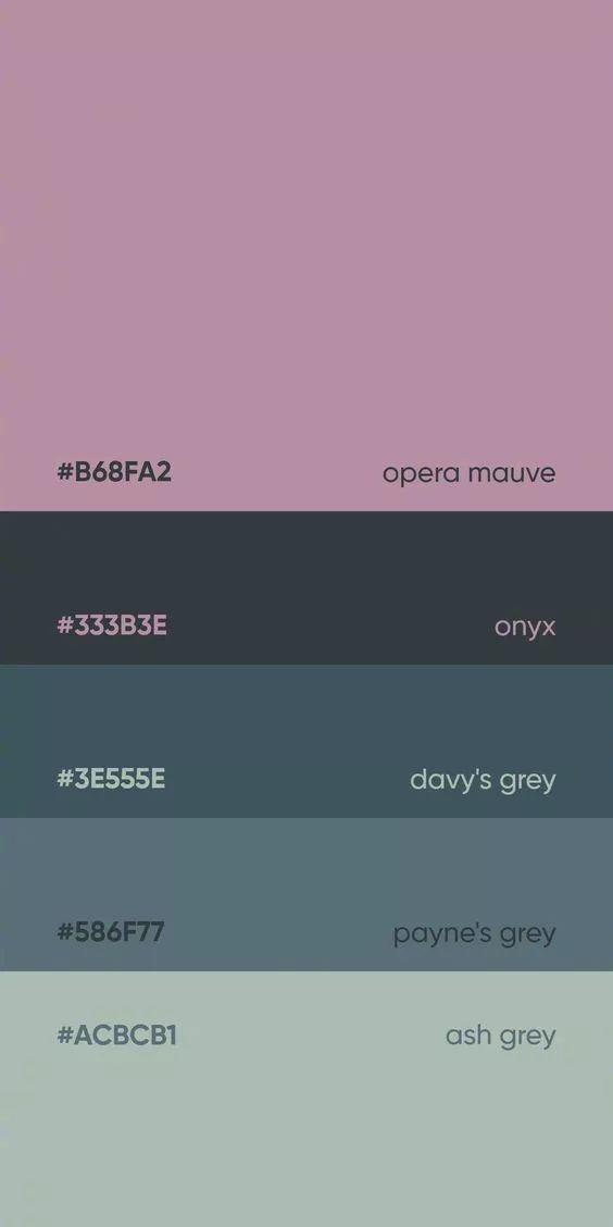 一组高大上的配色方案，秒提作品逼格 ​​​！(附色值)