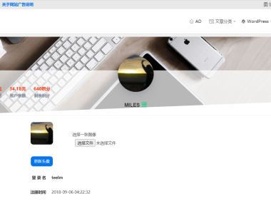 好看的erphpdown个人中心