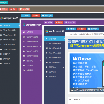 WordPress 博客/杂志/CMS主题 wpdx4.9.2 无限制版本